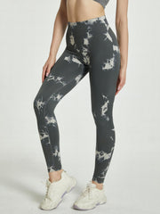 Tie Dye Yoga Leggings Slim Fit Workout Pants Women's Activewear