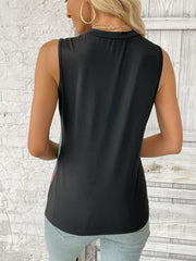 V-neck Tank Top for Summer Women's Clothing