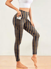 High Waist Yoga Pants Slim Fit With Pocket