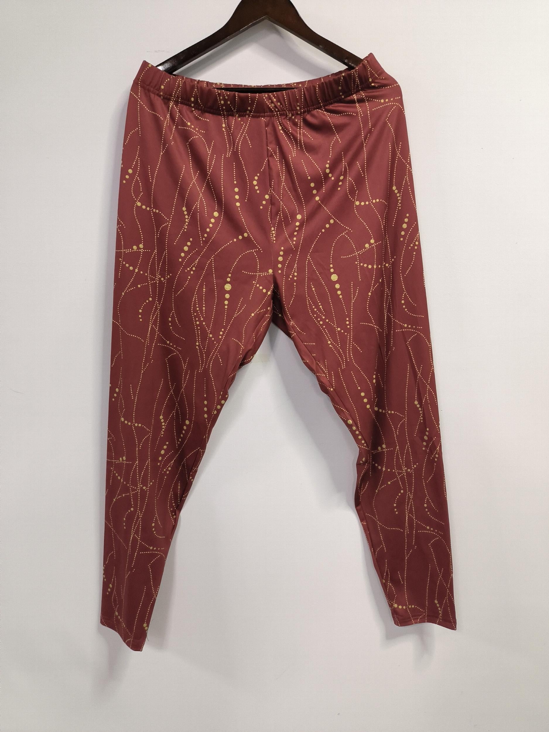 Dot Print Stretch Leggings