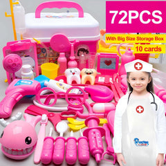 Kids Doctor Playset Pretend Medical Kit for Toddlers Educational Toy
