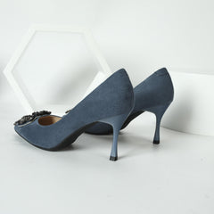 Women's Rhinestone Point Toe Stiletto Heel Party Shoes