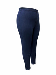 High Waist Slim Fit Work Jeans