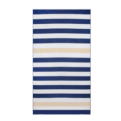 1pc Printed Striped Beach Towel Quick Dry Microfiber Swimming Beach Towel