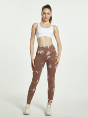 Tie Dye High Waist Sports Leggings Yoga Running Tight Pants Women's Activewear