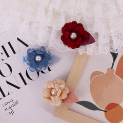 Mesh Flower Hair Clips Decorative Hair Accessories Holiday Gift For Girls
