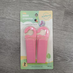 2pcs Anti-Pinch Door Stoppers with Hook, Removable Safety Equipment