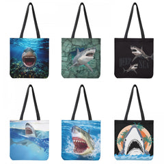 Shark 3D Print Women's Tote Bag Eco Friendly Portable Shoulder Bag