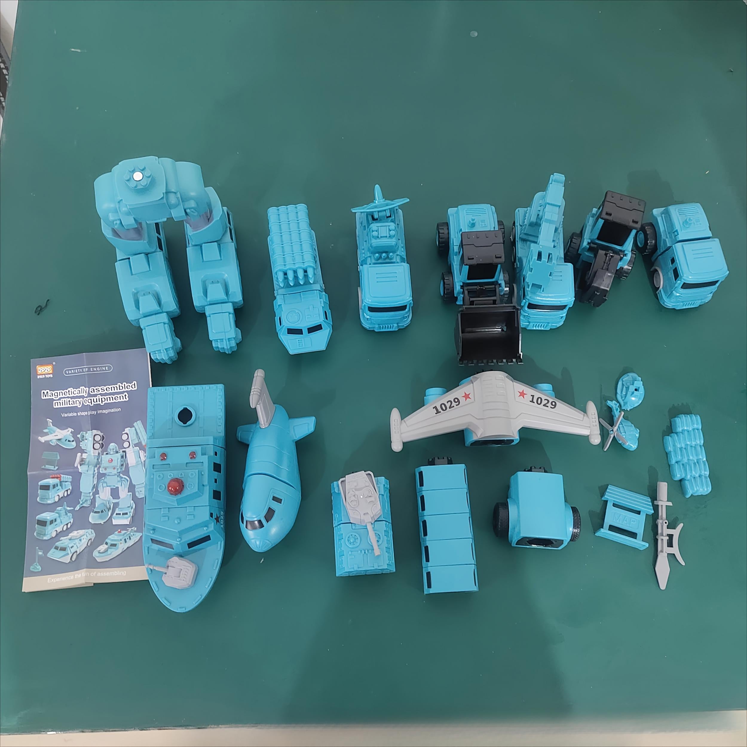 Magnetic Transformable Toy Set for 3-5 Year Olds