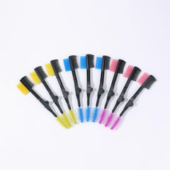 Portable Eyebrow Eyelash Brush Dual Comb Extension Brush