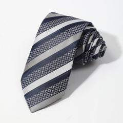 Men's Striped Thickened Tie for Business Versatility