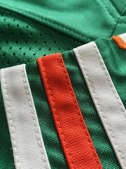 Men's Retro College Green Rugby Jersey American Football Wear