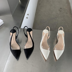 Stiletto Heel Pointed Toe Pumps Slingback Work Shoes