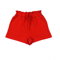 Boho Solid Smocked Shorts Wide Leg Summer Shorts Women's Clothing