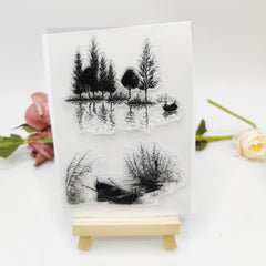 Pastoral Style Silicone Stamp for Card Making and Scrapbooking