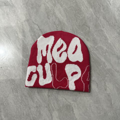 Letter Style Knitted Beanie Warm Hat