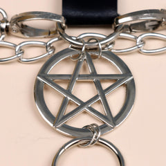 Metal Punk Pentagram Spike Pants Chain Rock Hip hop Accessories