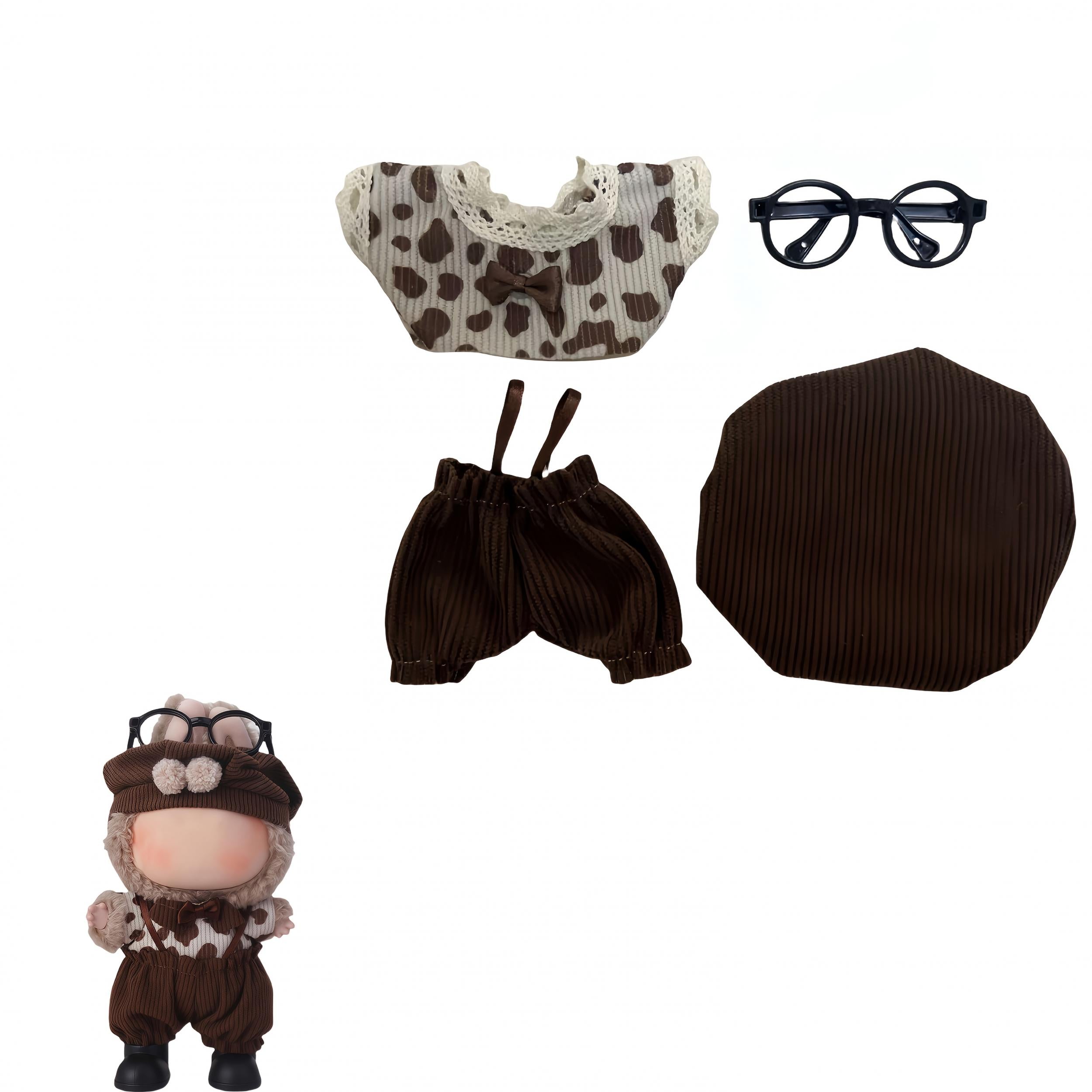 Stylish Clothes for LABUBU 16-17cm DIY Doll Accessories