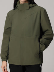 Thermal Windproof Hooded Jacket for Women