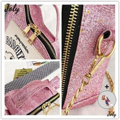 Women Sequin Crossbody Bag Fun Gasoline Handbag Shoulder Bag