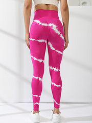 Tie Dye Fitness Leggings High Waist Yoga Pants Women's Activewear