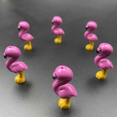 5PCS Flamingo Building Blocks DIY Ornaments for Christmas Toys
