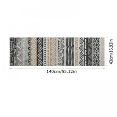 Bohemian Striped Printed Runner Rugs Moroccan Kitchen Floor Mat