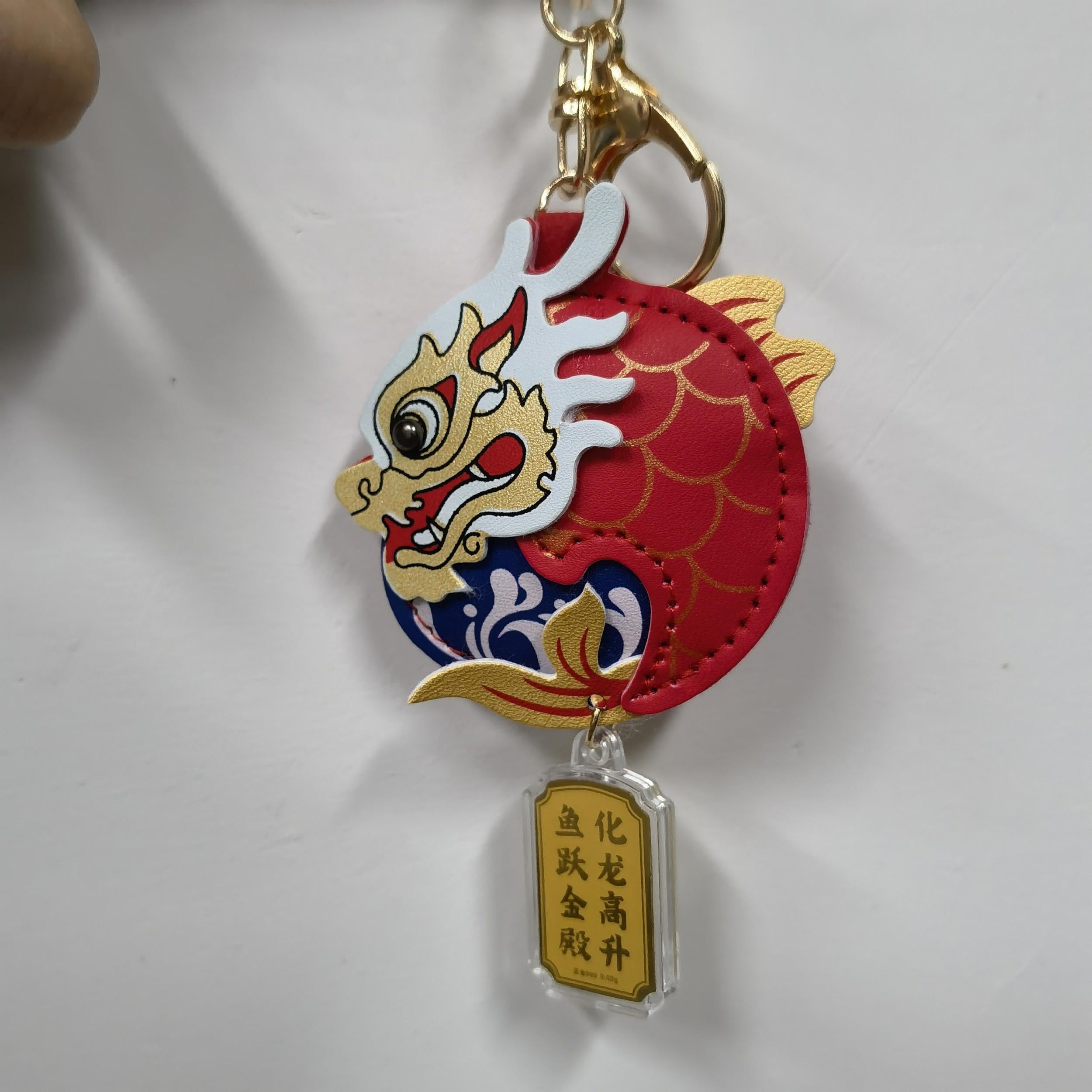 Dragon Key Chain Chinese Style Backpack Pendant Year Gift