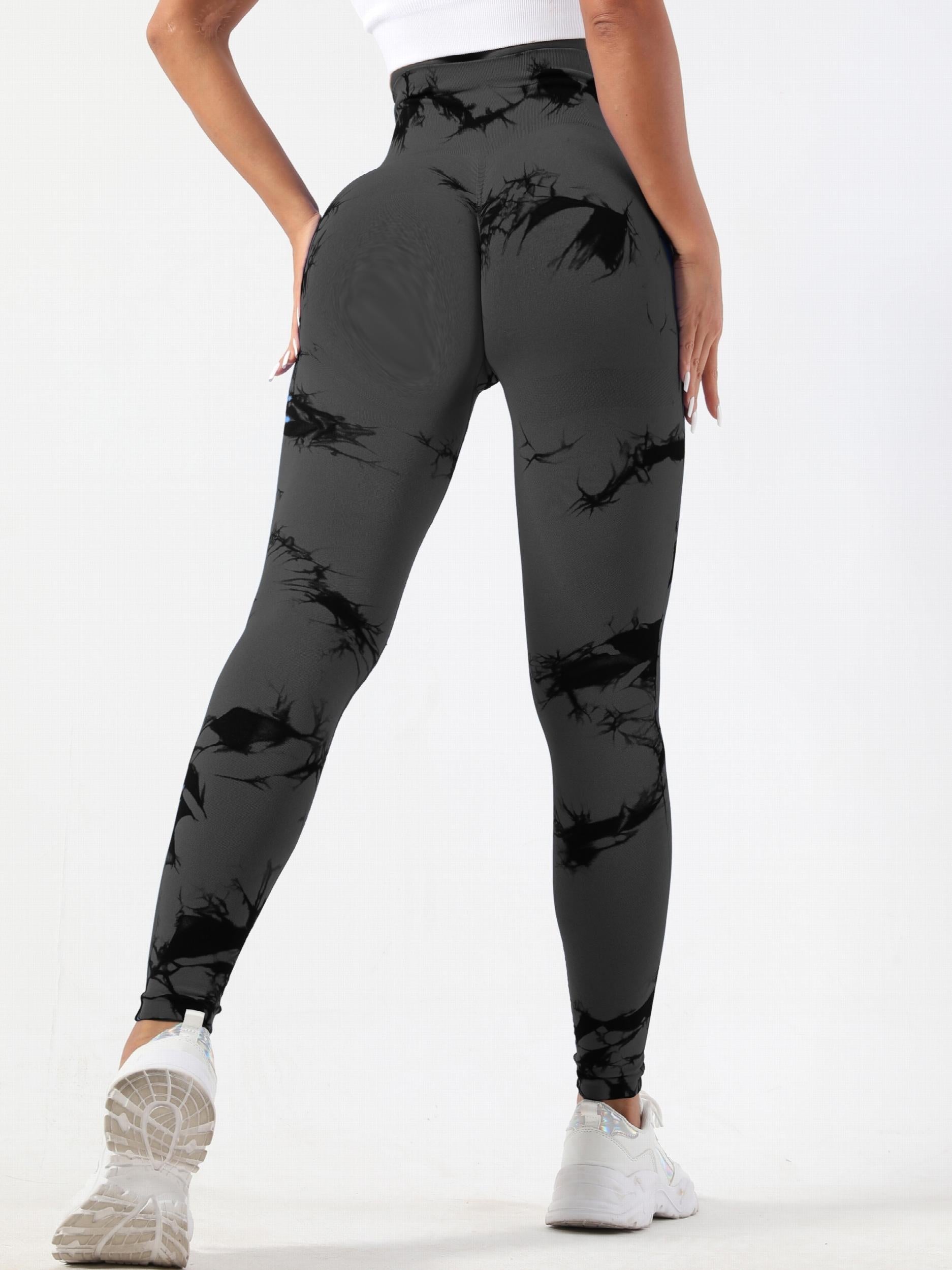 Tie Dye Seamless High Waist Leggings for Women