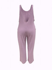 Butterfly & Dandelion Print Wide Leg Jumpsuit
