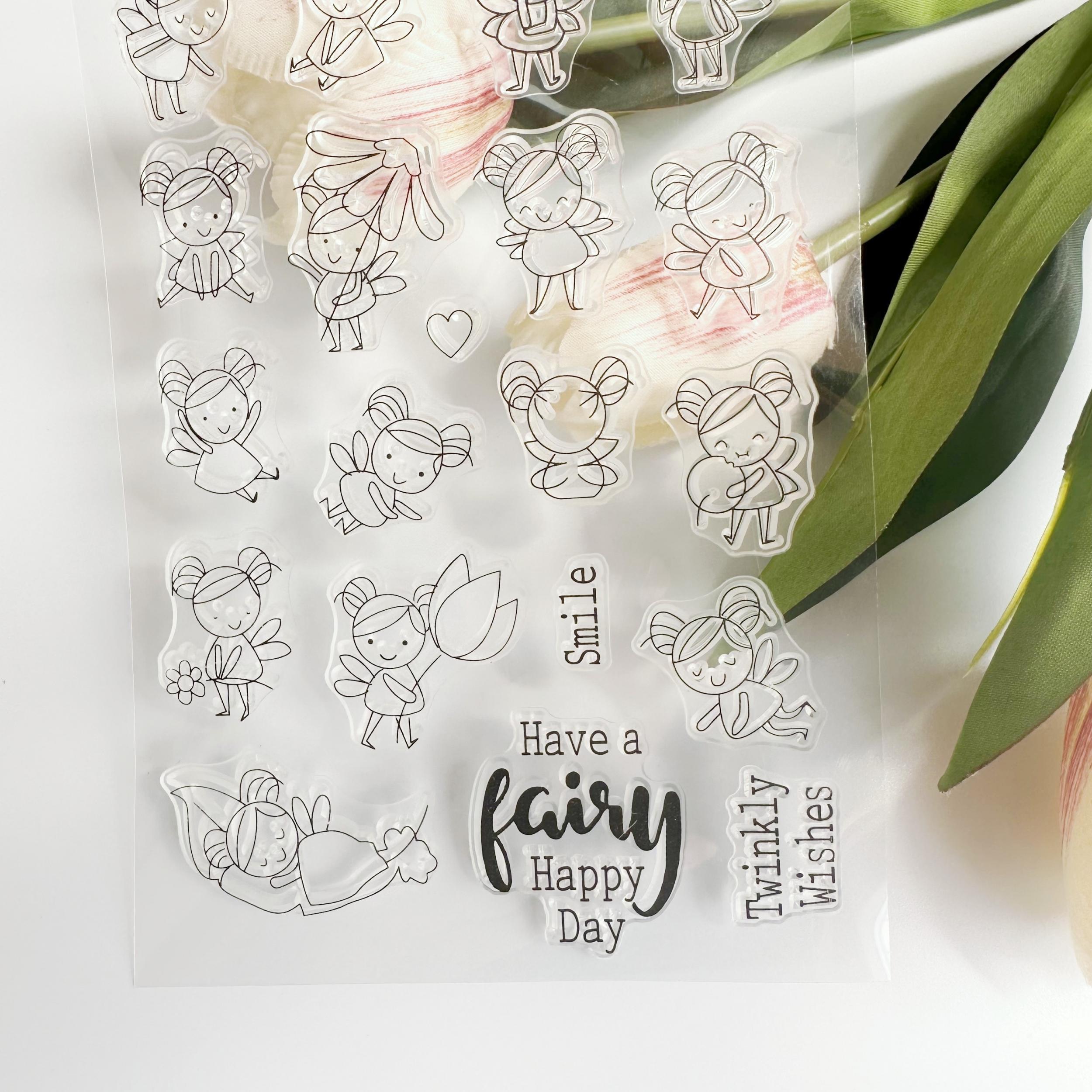 Reusable Cartoon Journal Stamp for DIY Crafts