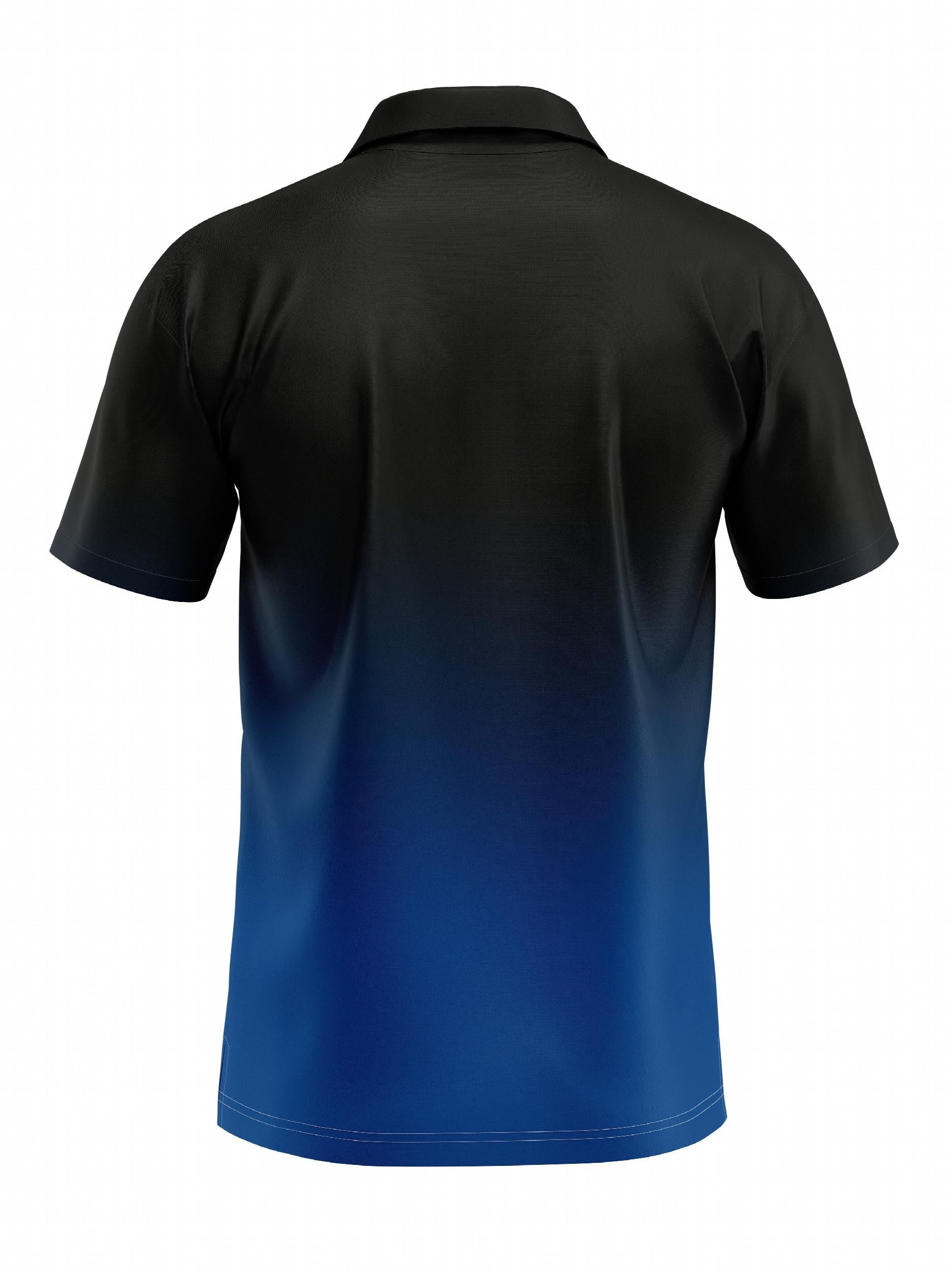 Men's Gradient Casual Short Sleeve Shirt