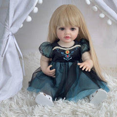 55 88 Cm Full Silicone Vinyl Reborn Doll Waterproof Realistic Princess Doll
