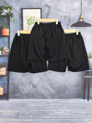 3pc Boys Gym Workout Shorts Quick Dry Athletic Training Running Hiking Jogger