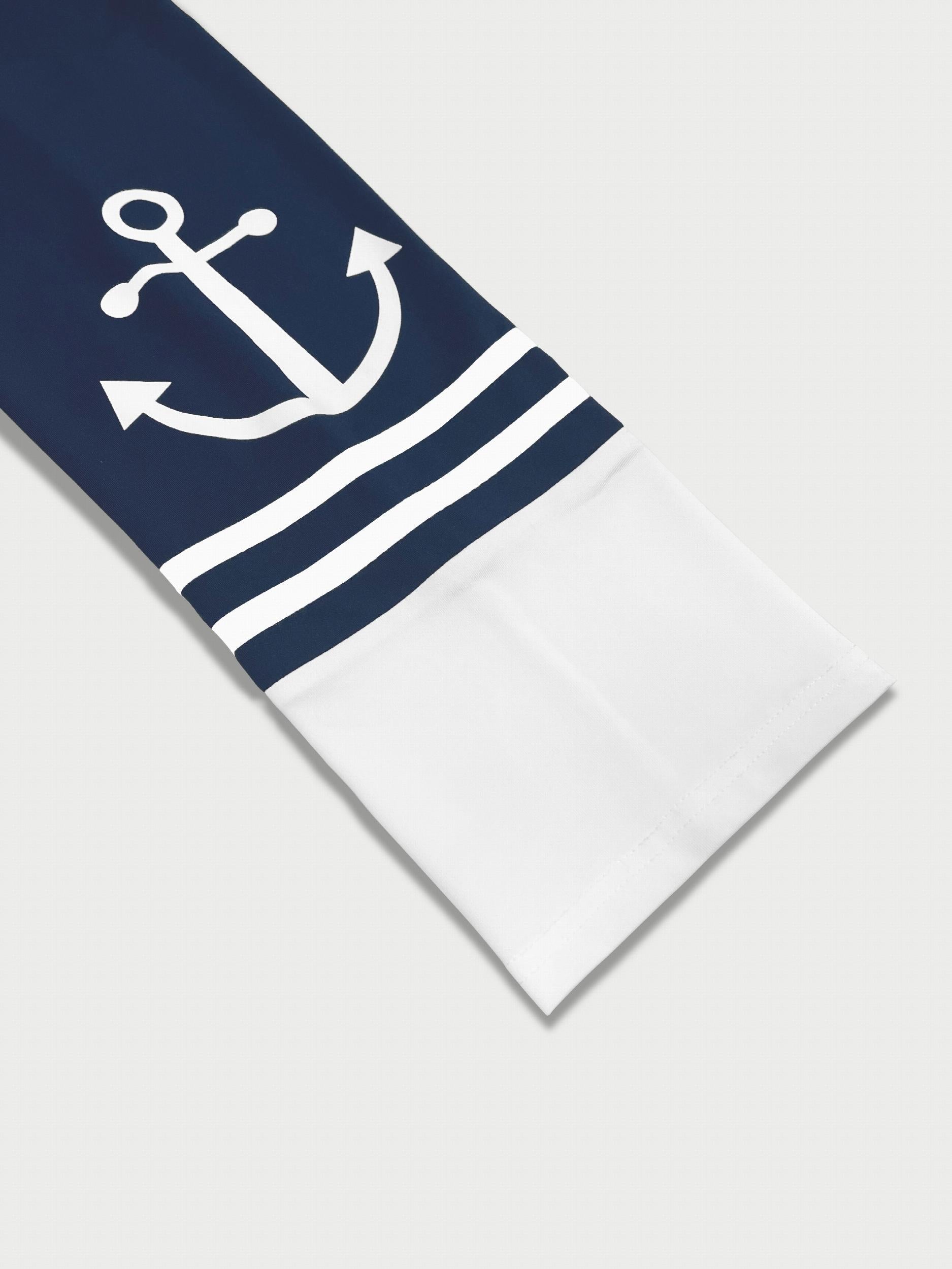 Anchor Print Skinny Leggings Casual Stretchy Leggings Women's Clothing