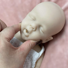 13" Soft Silicone Reborn Dolls Unpainted Full Body Realistic Newborn Doll