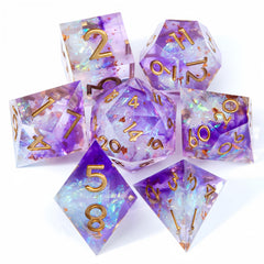 7pcs Resin Polyhedral Dice Set for RPG Board Game