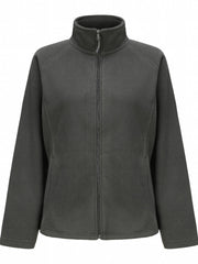 Women's Solid Fleece Sports Jacket Zipper Up Outdoor Workout Top
