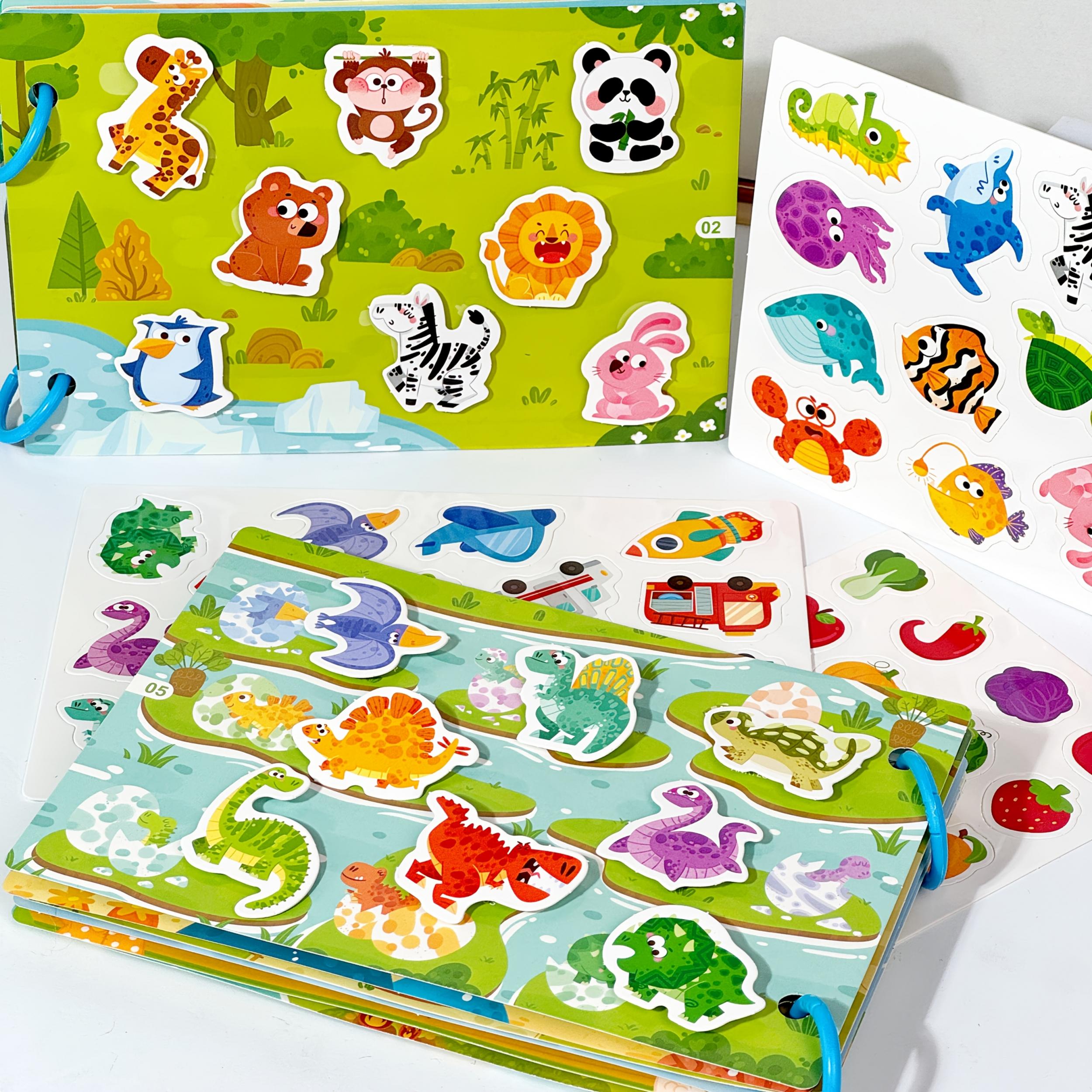 Reusable Sticker Flashcards for Quiet Activities