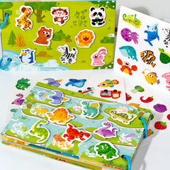 Reusable Sticker Flashcards for Quiet Activities