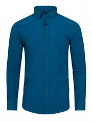 Men's Formal Button Up Shirt for Business Occasion