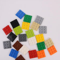 30pcs 3x3 Low Brick Building Blocks MOC 11212 6 Vibrant Colors