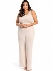 Ribbed Tank Top & Pants 2 Piece Set