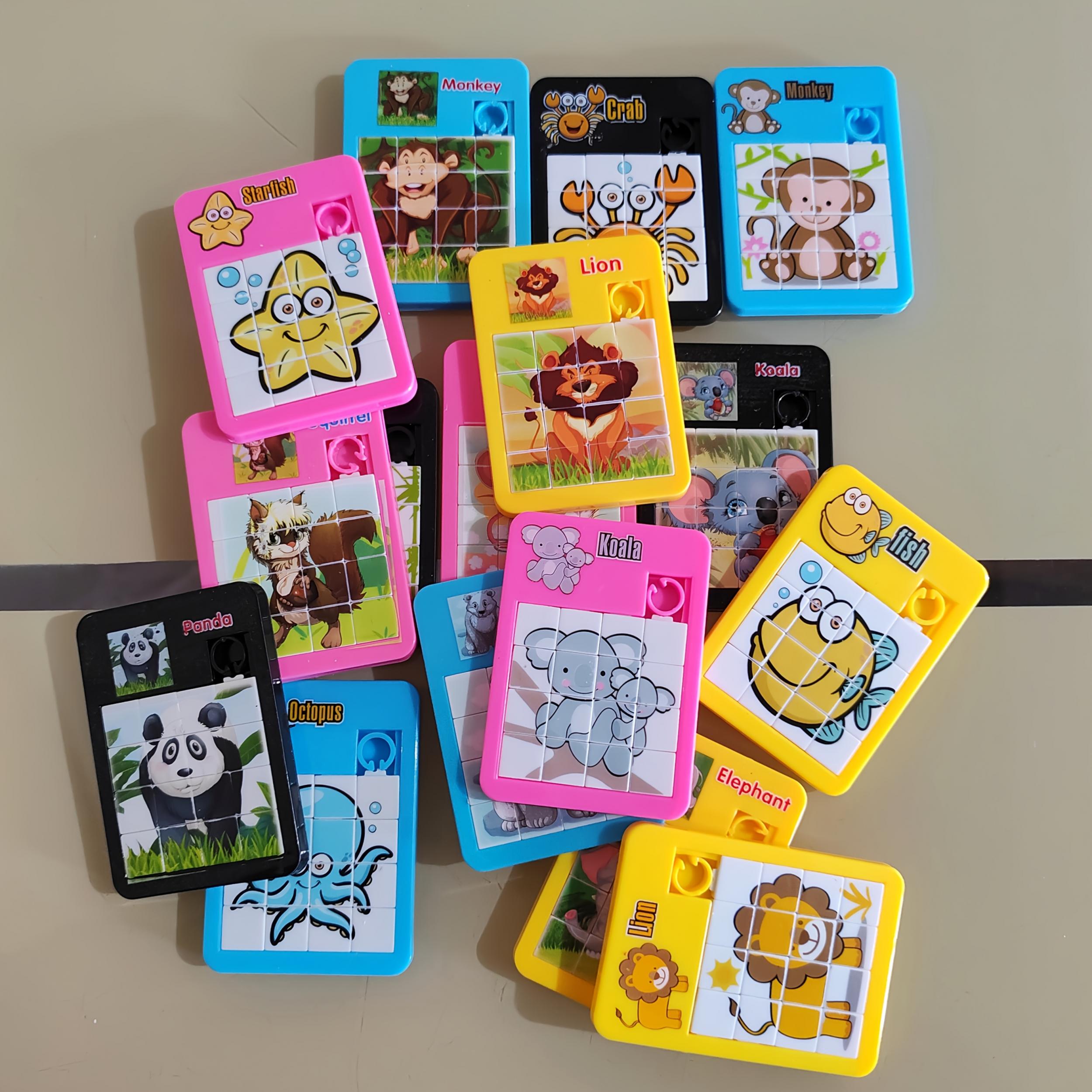 Animal Cartoon Puzzle Toys - Classroom Rewards and Holiday Fun