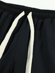 Men's Loose Drawstring Pants with Pockets for Spring and Summer