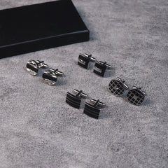 High-End Sleeve Button Set 6 Pairs 4 Pairs Men'S