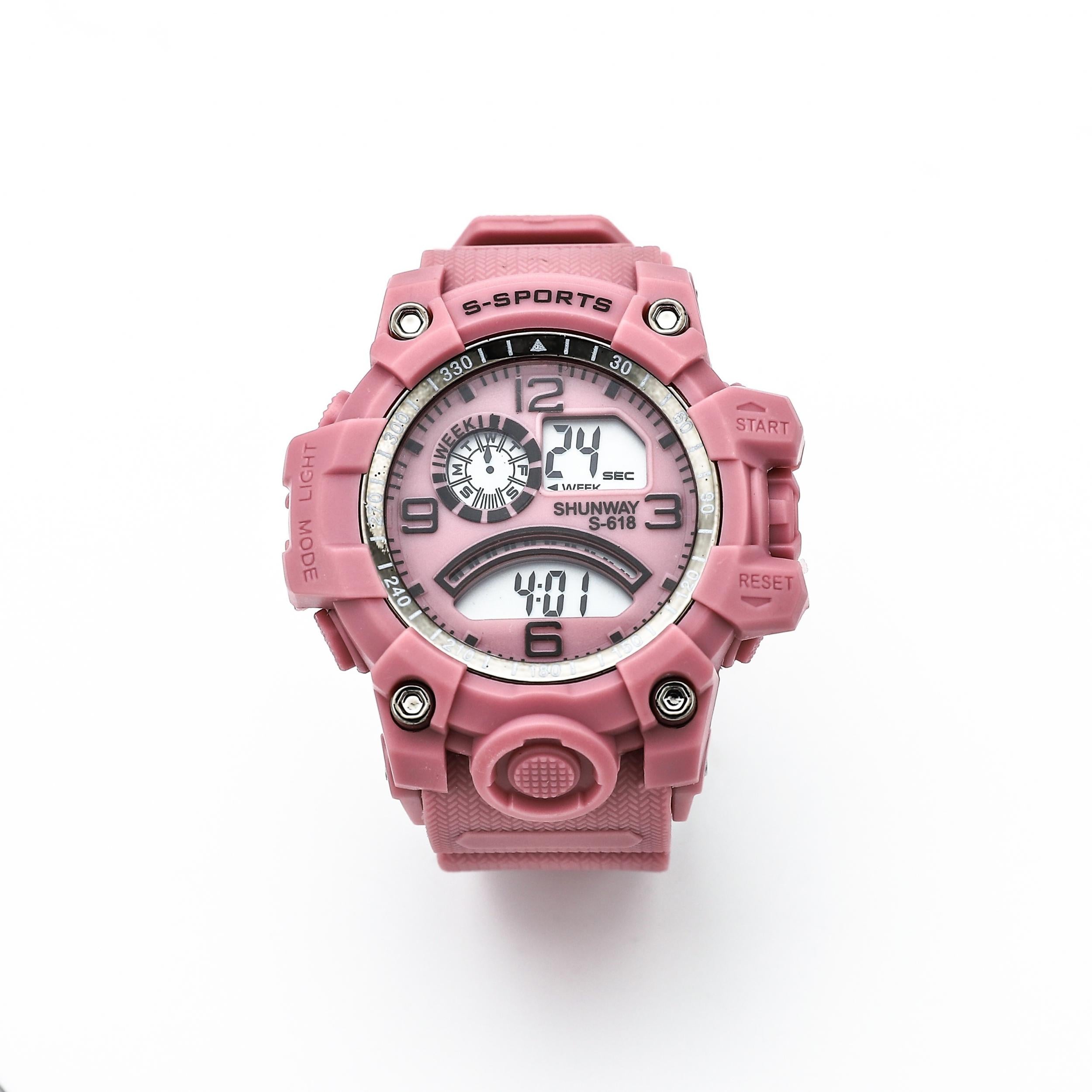 Unisex Military Watch Multifunction Waterproof Alarm Clock