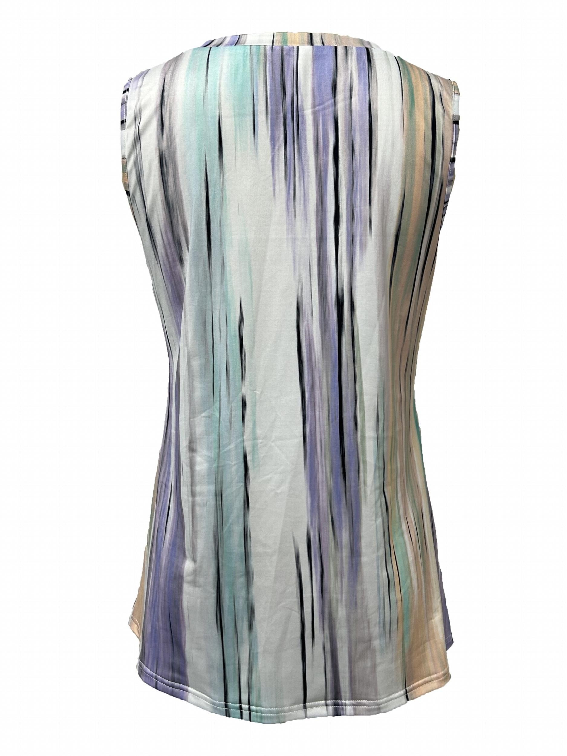 Floral Print Tank Top V Neck Sleeveless Summer Top Women's Clothing