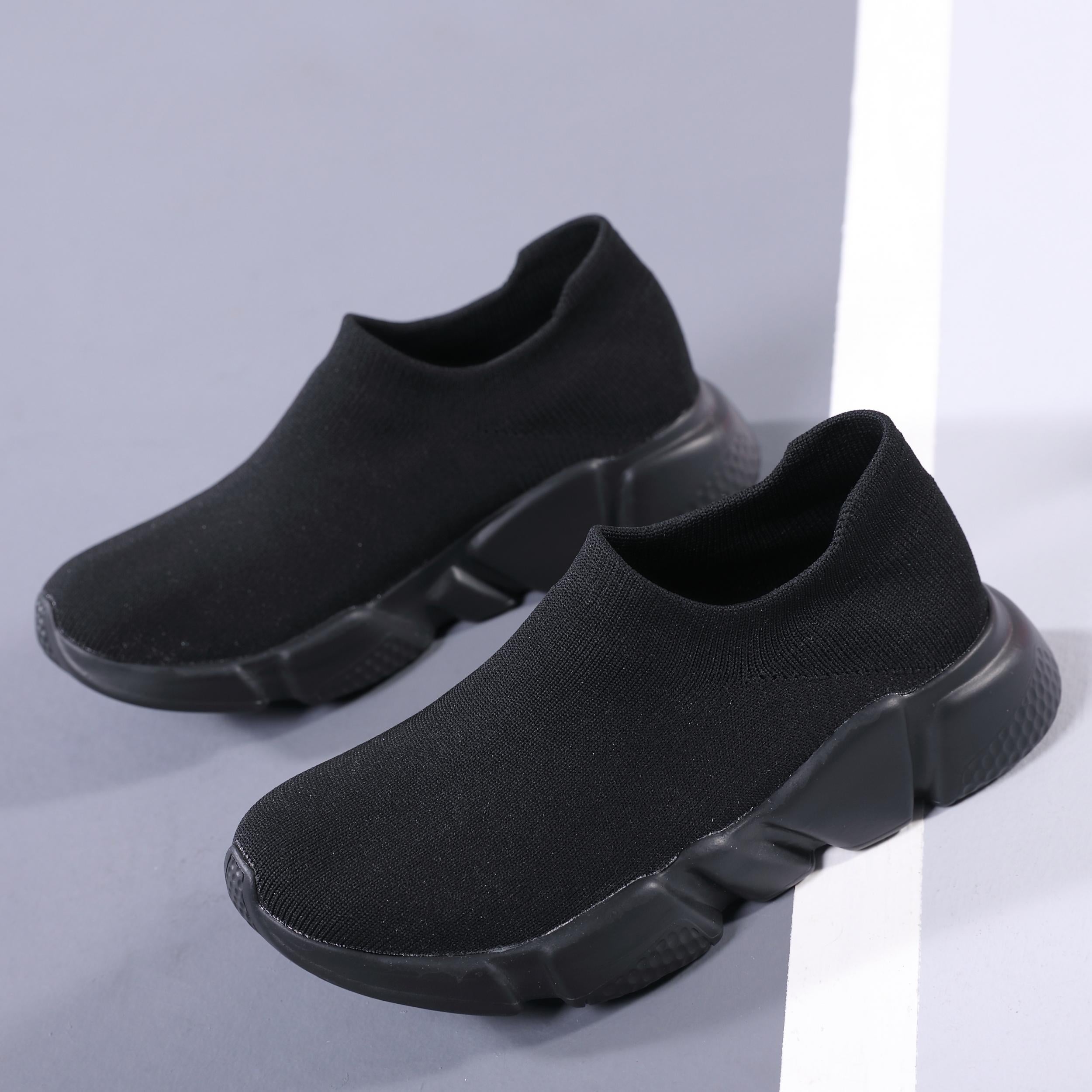 Breathable Chunky Sneakers Women Anti Slip Knit Mesh Comfortable Running