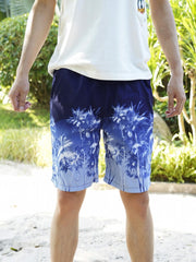 Comics Pattern Men's Swim Trunks Quick Dry Beach Shorts